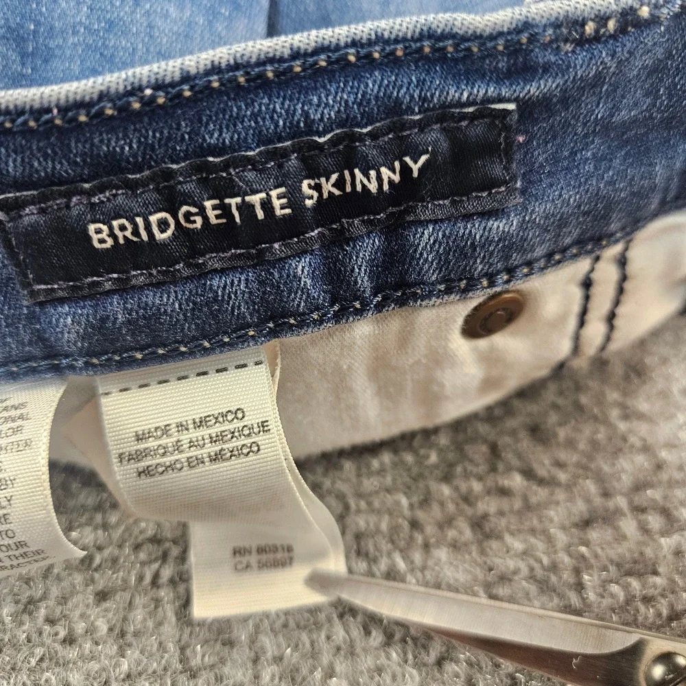 Lucky Brand‎ Bridgette Skinny Jeans Womens 4/27 Medium Wash High Rise Denim